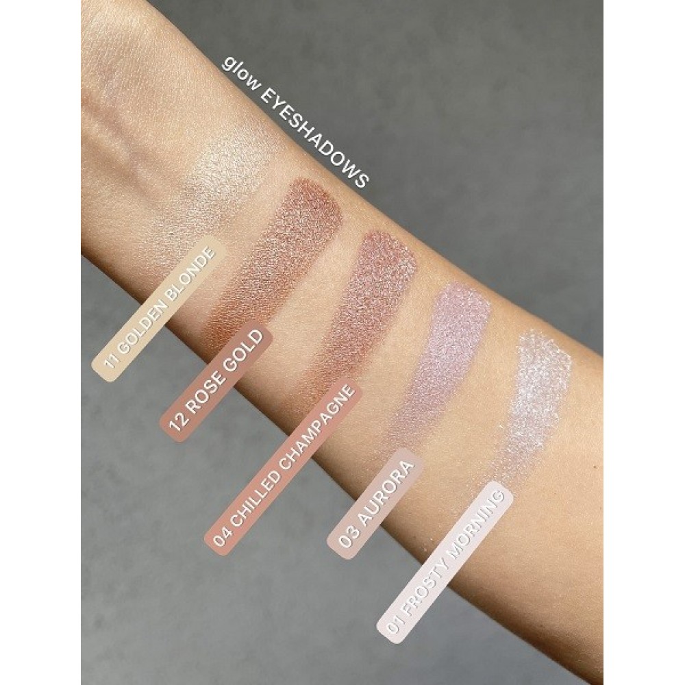 Claresa Glow Eyeshadow No 14 Copper Rose (1.2g) MAKEUP