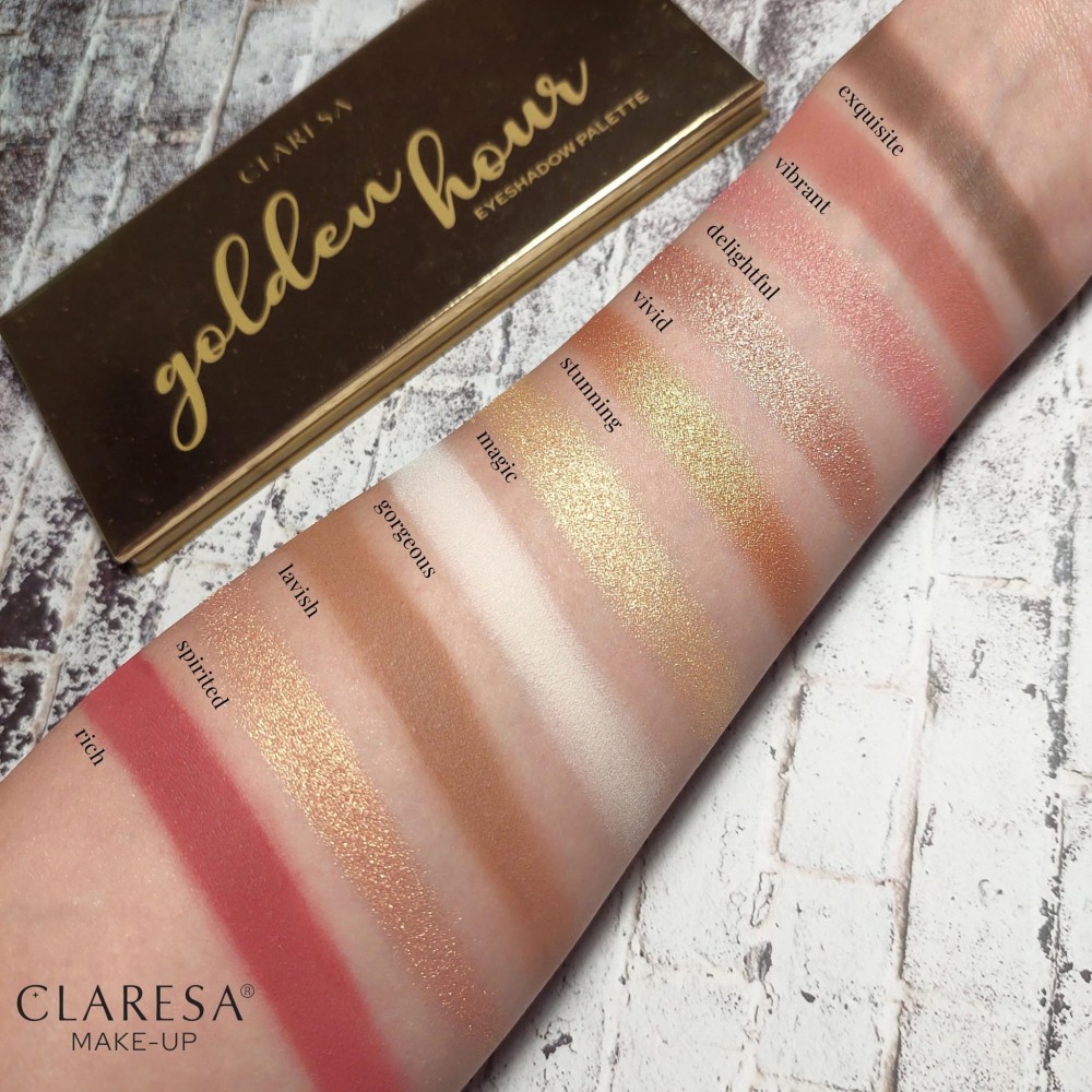 Claresa Golden Hour Eyeshadow Palette (12g) MAKEUP