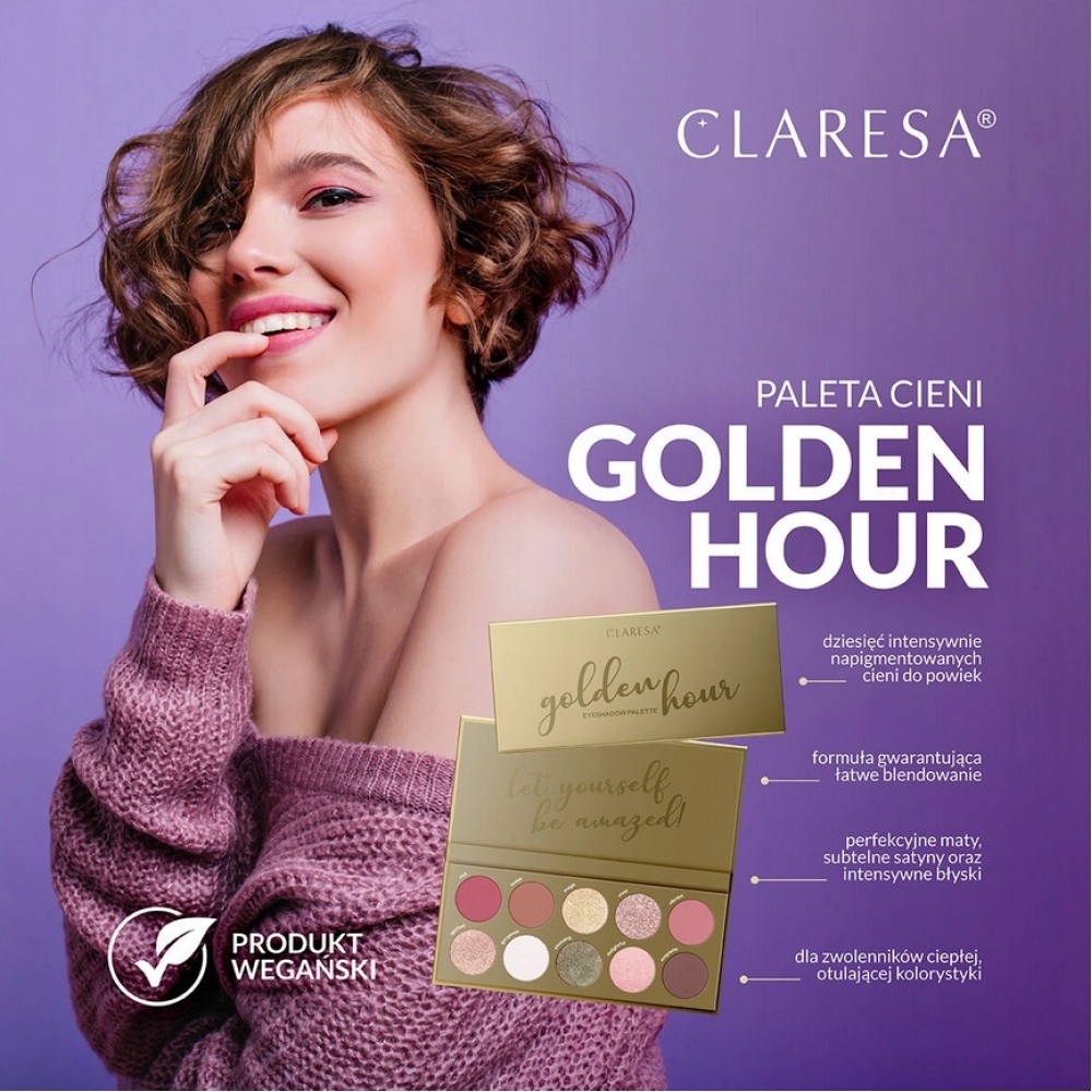 Claresa Golden Hour Eyeshadow Palette (12g) MAKEUP