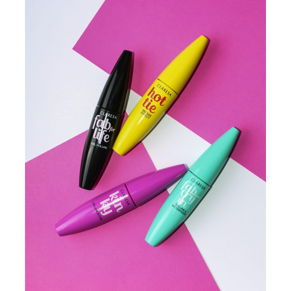 Claresa Κinky Τhickening and Curling Mascara Deep Black (12ml) MAKEUP