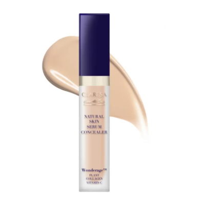 Claresa Natural Skin Serum Concealer - Light Warm 1W (7ml)