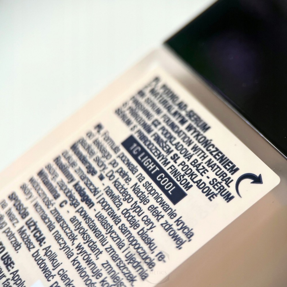 Claresa Natural Skin Tinted Serum Foundation - Light Cool 1C (32ml) MAKEUP