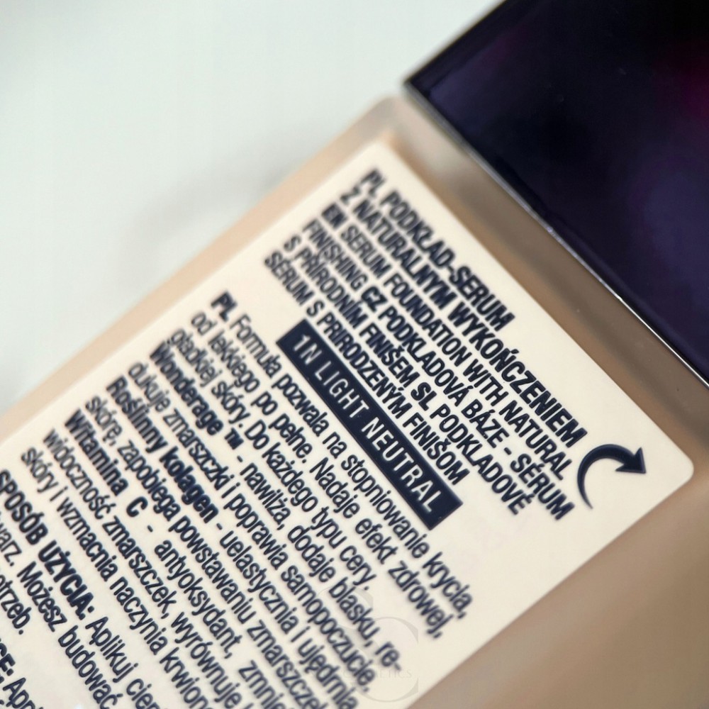 Claresa Natural Skin Tinted Serum Foundation - Light Neutral 1N (32ml) MAKEUP