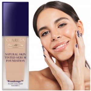 Claresa Natural Skin Tinted Serum Foundation - Light Neutral 1N (32ml) MAKEUP