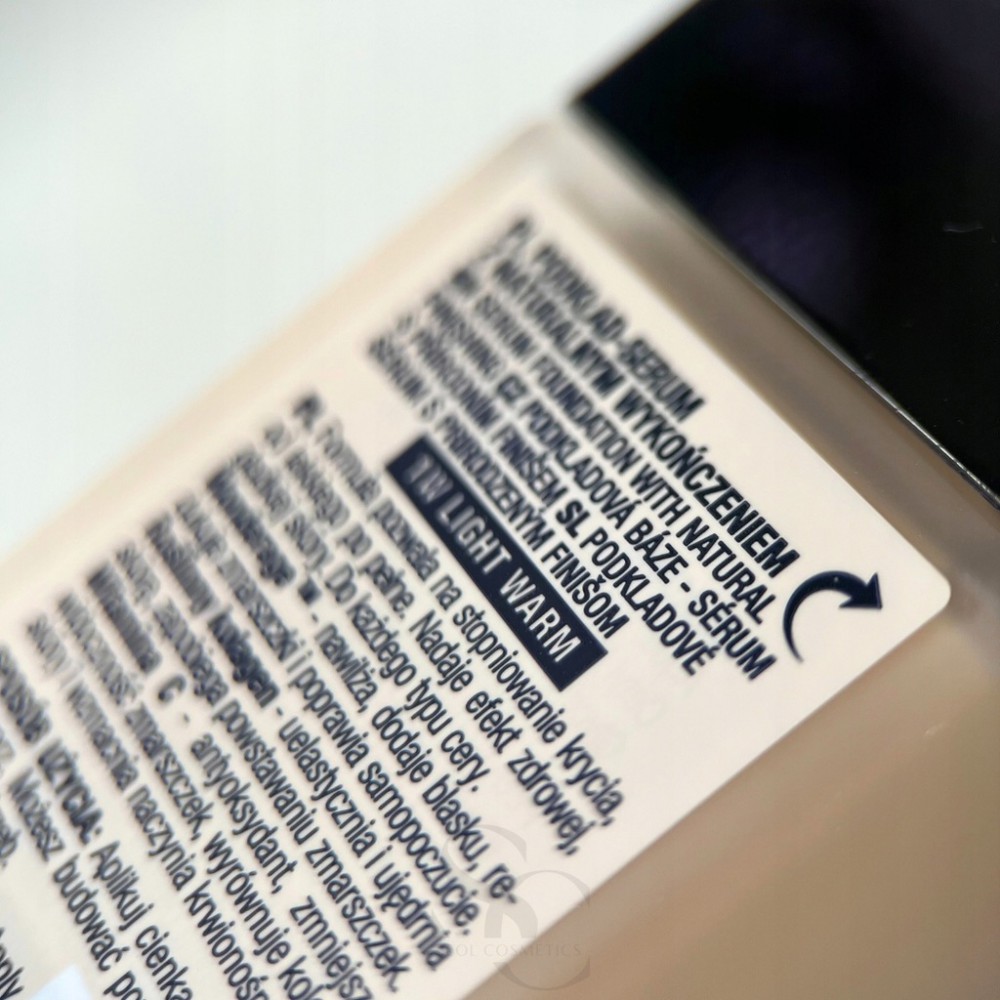 Claresa Natural Skin Tinted Serum Foundation - Light Warm 1W (32ml) MAKEUP