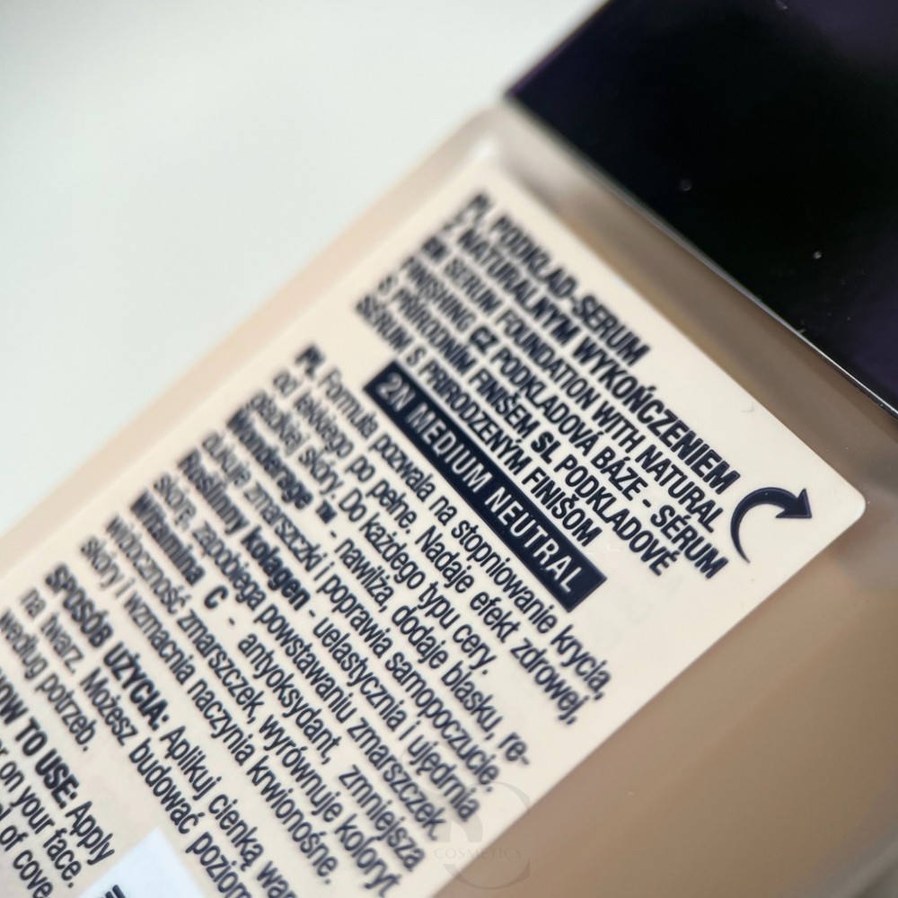 Claresa Natural Skin Tinted Serum Foundation - Medium Neutral 2N (32ml) MAKEUP