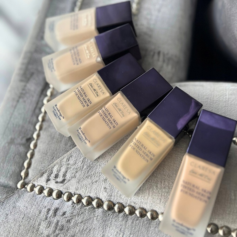Claresa Natural Skin Tinted Serum Foundation - Medium Neutral 2N (32ml) MAKEUP