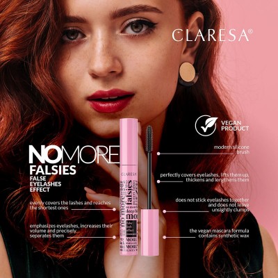 Claresa No More Falsies Mascara Black (10g)