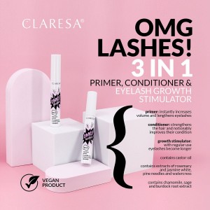 Claresa Omg Lashes! 3 In 1 Lash Primer (10g) MAKEUP