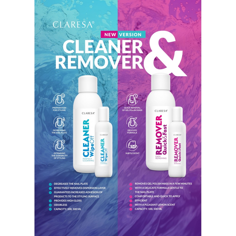 Claresa Remover Quick and Fast 100ml NAILS