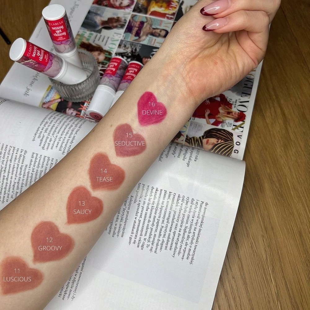 Claresa Sassy Yet Classy Matte Lipstick No 11 Luscious (4.2g) MAKEUP