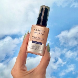 Claresa Shine Bright Liquid Highlighter for Face and Body (50ml) MAKEUP