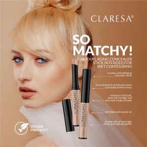 Claresa So Matchy! Cover Stick Concealer No 04 Contouring (3g) MAKEUP