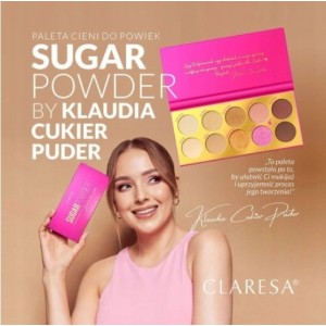 Claresa Sugarpowder By Klaudia Cukier Puder Eyeshadow Palette (12g) MAKEUP