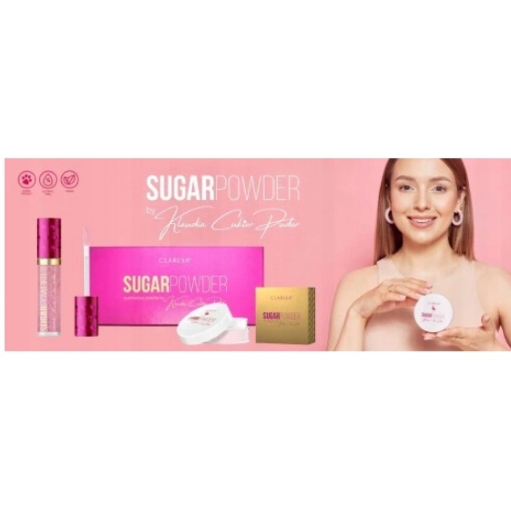 Claresa Sugarpowder By Klaudia Cukier Puder Eyeshadow Palette (12g) MAKEUP