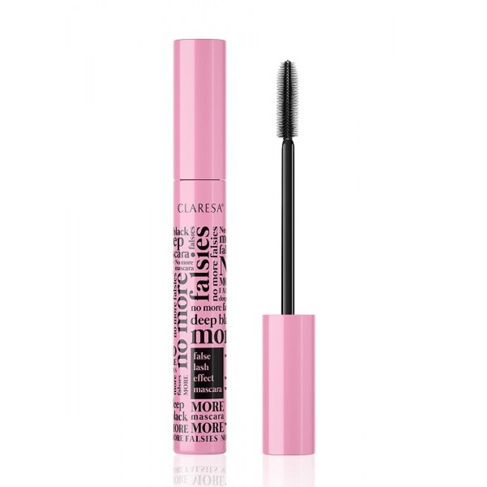 Claresa No More Falsies Deep Black Mascara Black (10g) MAKEUP