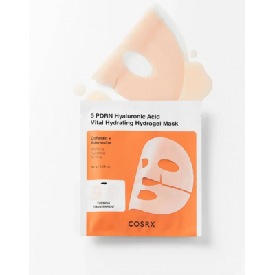 Cosrx 5 Pdrn Hyaluronic Acid Vital Hydrating Hydrogel Mask 34gr