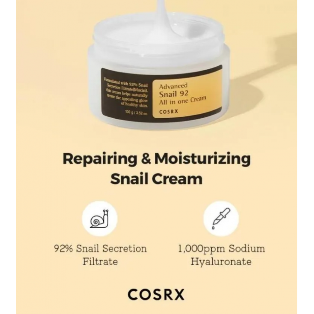 Cosrx Advanced Snail 92 All in one Cream 100gr SKINCARE
