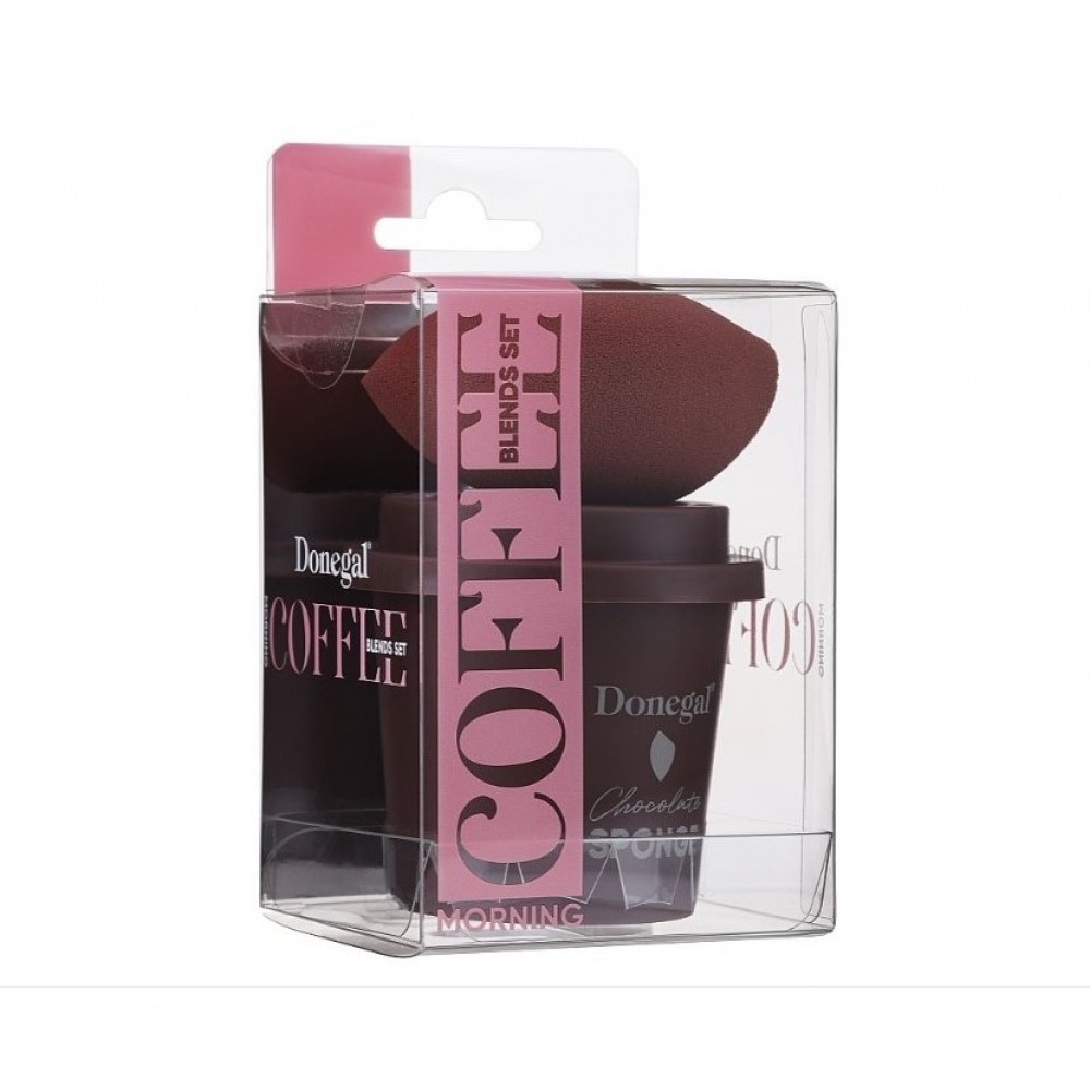 Donegal Blending Sponge Set Chocolate MAKEUP