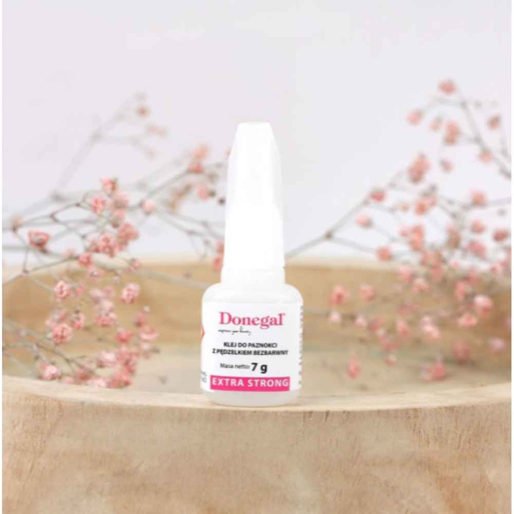 Donegal Clear Nail Glue With Brush (7g) NAILS