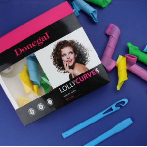 Donegal Hair Rollers Lolly Curves (9 pcs) D5007 HAIR CARE 