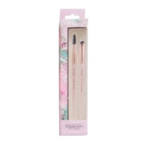Donegal Mineral Pink Eyebrow and Eyelash Brushes Μακιγιάζ