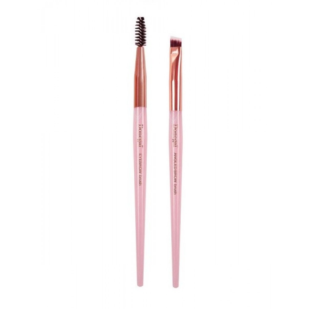 Donegal Mineral Pink Eyebrow and Eyelash Brushes Μακιγιάζ