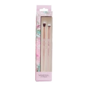 Donegal Mineral Pink Eyeshadow Application and Blending Brushes Μακιγιάζ