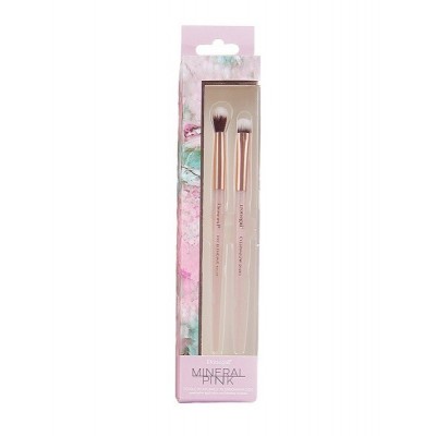 Donegal Mineral Pink Eyeshadow Application and Blending Brushes