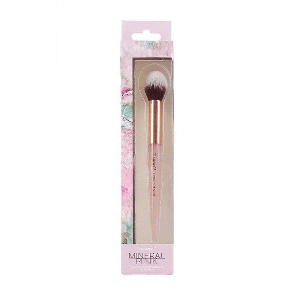 Donegal Mineral Pink Highlighter Brush Μακιγιάζ