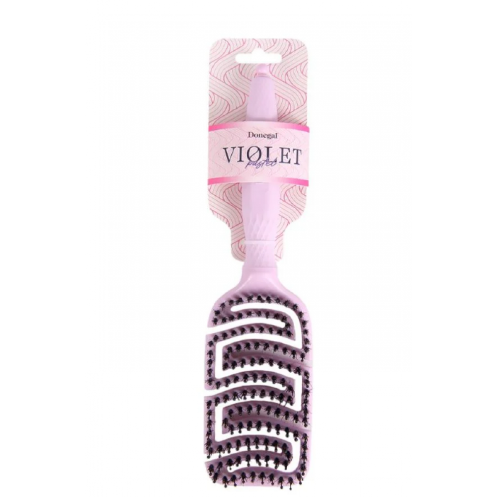 Donegal Pastel Violet Air Flow Brush D1298 HAIR CARE 