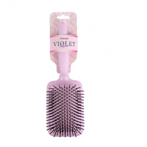 Donegal Pastel Violet Cushion Brush D1299 HAIR CARE 
