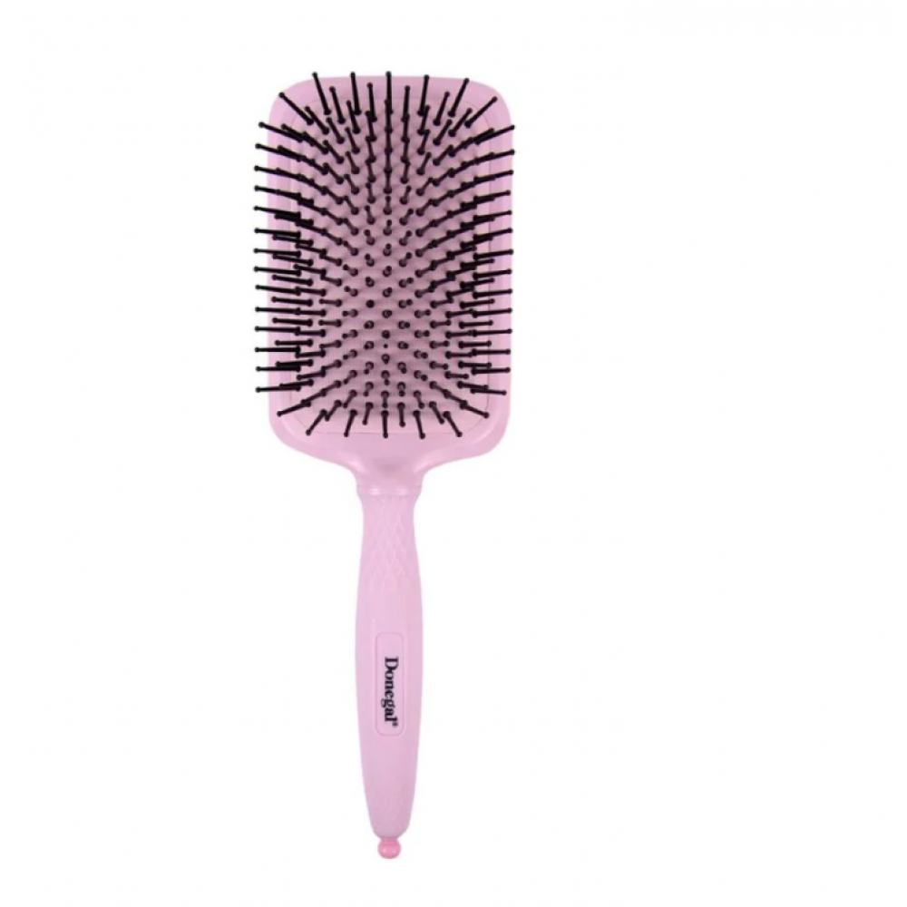 Donegal Pastel Violet Cushion Brush D1299 HAIR CARE 