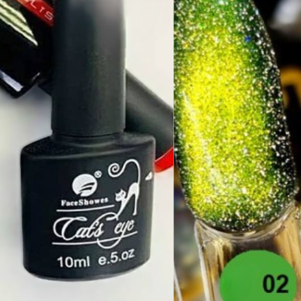 FaceShowes Cat Eye Gel Polish 02 10ml  NAILS