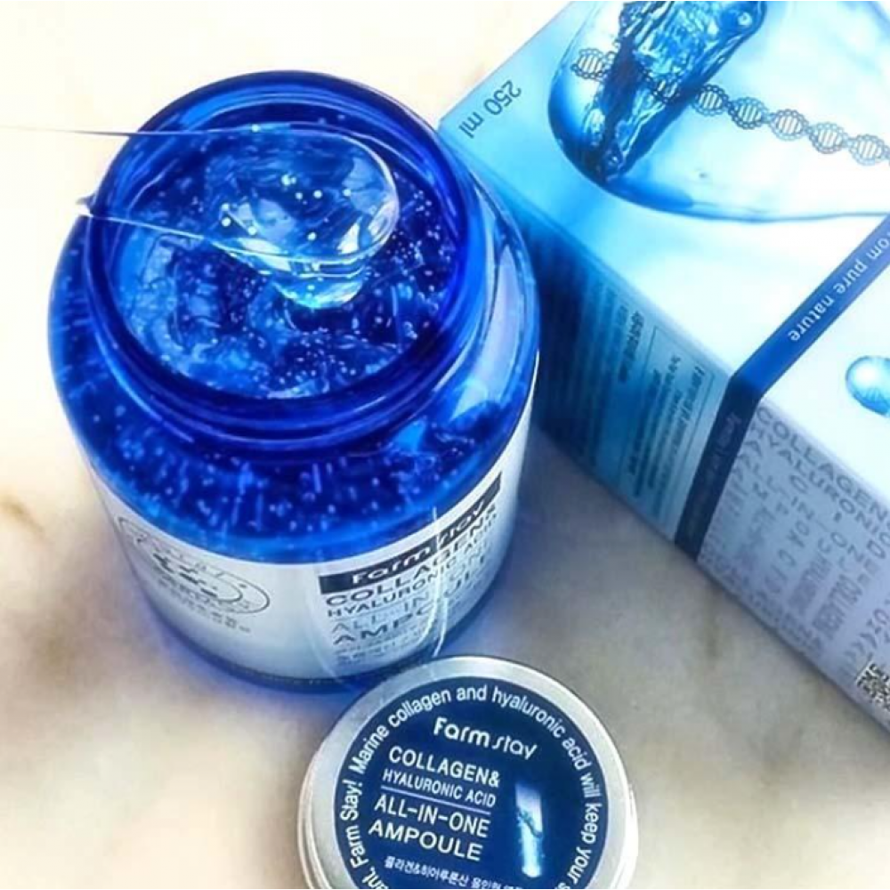 Farmstay Collagen και Hyaluronic Acid All-in-One Ampoule 250ml SKINCARE