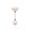 Fluff White Jade Face Roller