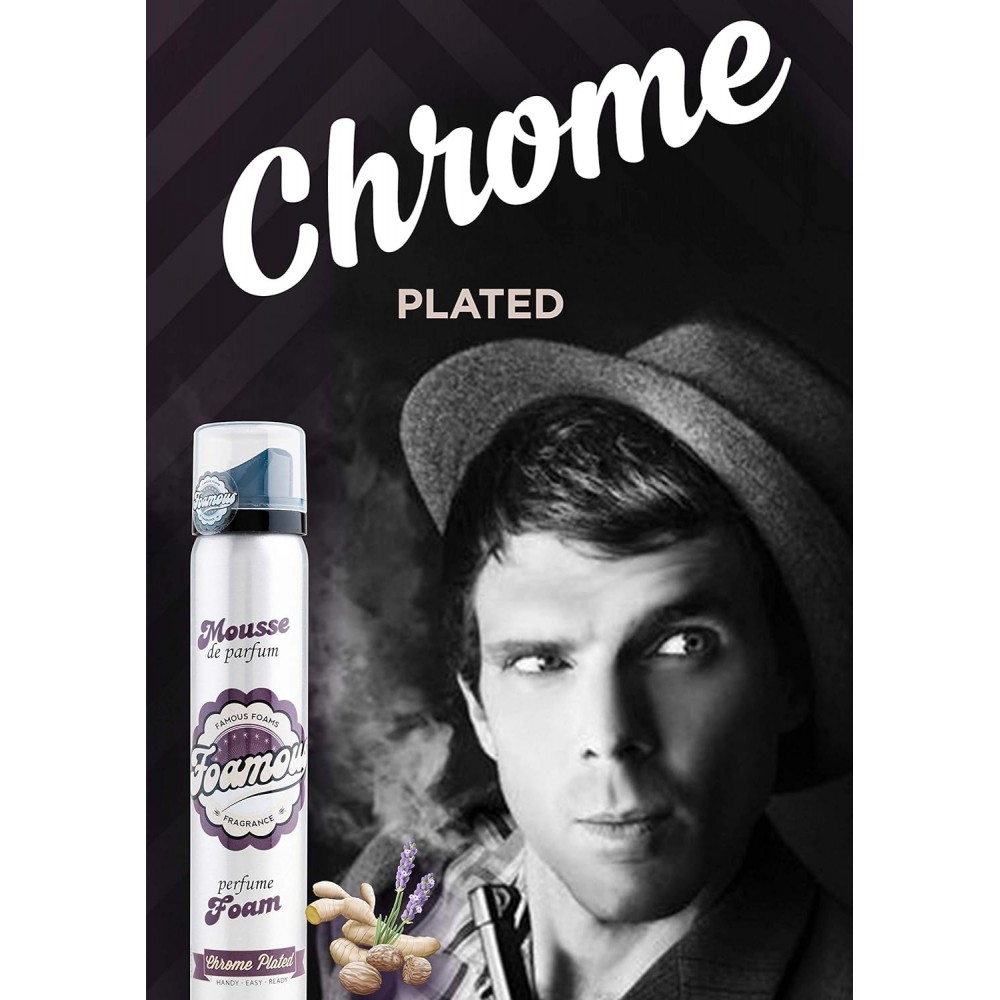 Foamous Chrome Plated Men Mousse De Parfum 100ml PERFUMES