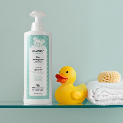 Gamarde Baby Cleansing Water – Ήπιο Ενυδατικό Νερό Καθαρισμού για Μωρά (Χωρίς Ξέβγαλμα) BIO 400ml