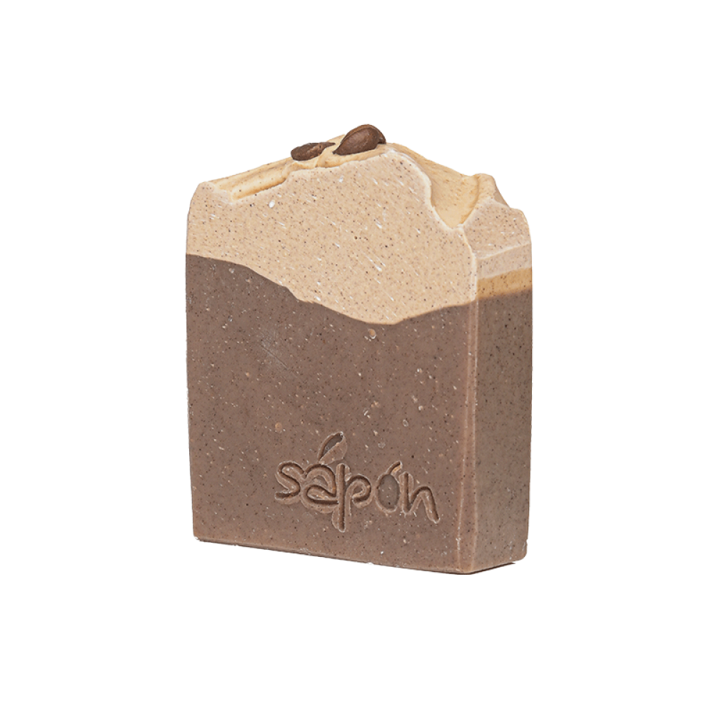 Sapon Greek Coffee Soap Handmade Body Peeling Soap 110gr Προϊόντα  περιποίησης σώματος