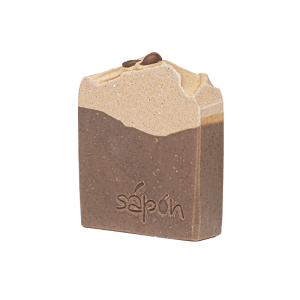 Sapon Greek Coffee Soap Handmade Body Peeling Soap 110gr Προϊόντα  περιποίησης σώματος