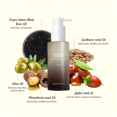 Haruharu Wonder Black Rice Moisture Deep Cleansing Oil 150 ml