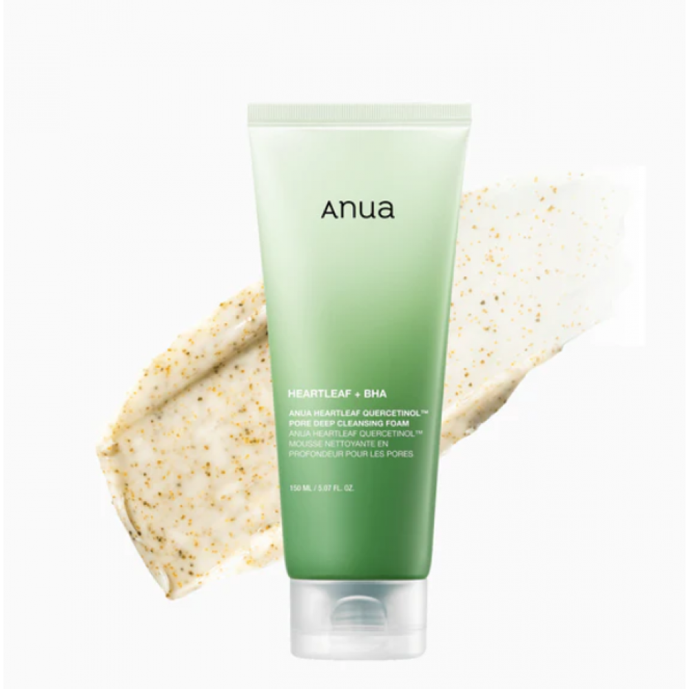 Anua Heartleaf and BHA Quercetinol Pore Deep Cleansing Foam 150ml SKINCARE