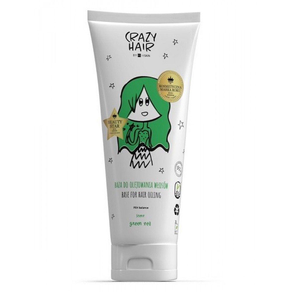 HiSkin Crazy Hair Base For Hair Oiling PEH Balance "Green Tea" 250ml