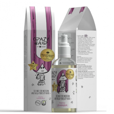 HiSkin Crazy Hair Hair Oil Mix Medium and High Porosity Lavender 100ml