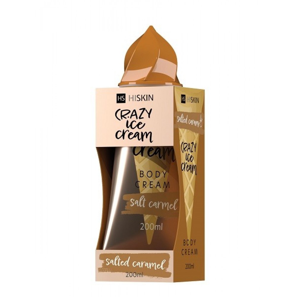 HiSkin Crazy Ice Cream Κρέμα Σώματος Αλατισμένη Καραμέλα 200ml BODY CARE