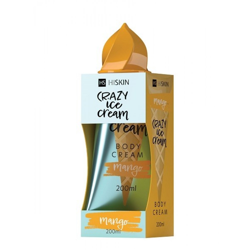 HiSkin Crazy Ice Cream Κρέμα Σώματος Μάνγκο 200ml BODY CARE