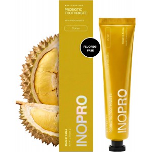 Inopro Whitening Probiotic Toothpaste with Nano Hydroxyapatite, No Fluoride, Durian 75g BODY CARE