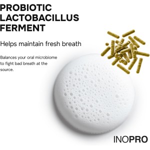 Inopro Whitening Probiotic Toothpaste with Nano Hydroxyapatite, No Fluoride, Durian 75g BODY CARE