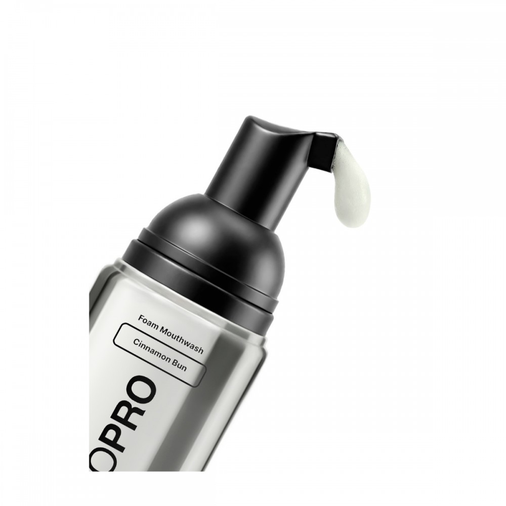 Inopro Foam Mouthwash with Hyaluronic Acid and Vitamin C, Cinnamon Bun 60ml BODY CARE