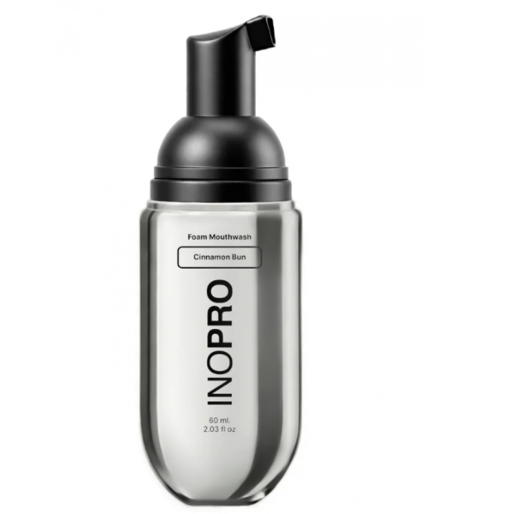 Inopro Foam Mouthwash with Hyaluronic Acid and Vitamin C, Cinnamon Bun 60ml BODY CARE